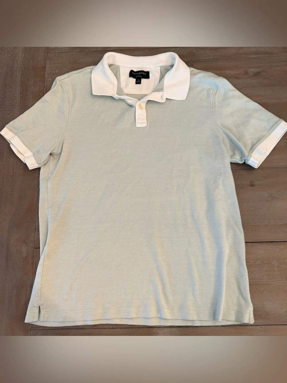 Banana Republic Men’s Polo Shirt Light Green Sz Medium Preowned